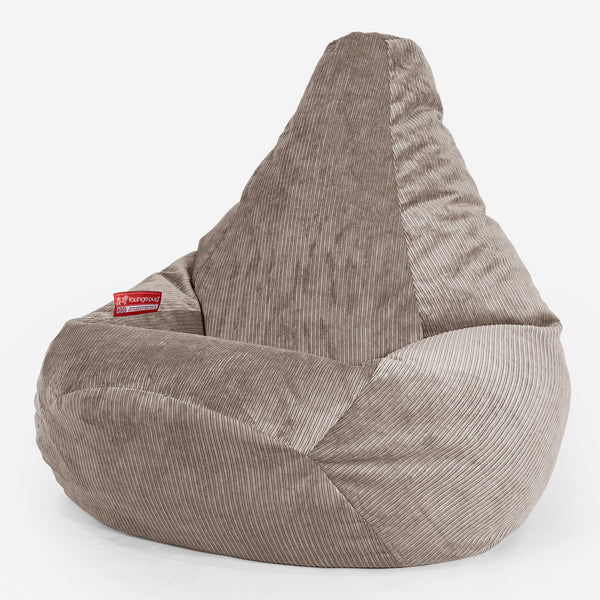Silla De Juego Puf - Pana de rayas finas Visón 01