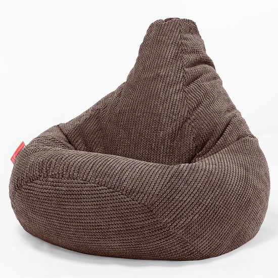 Silla De Juego Puf - Pompón Chocolate 02