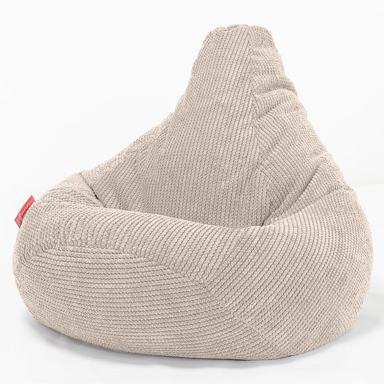 Silla De Juego Puf - Pompón Crema 02