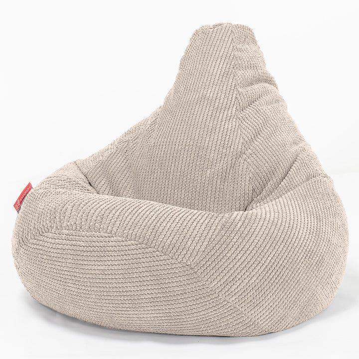 Silla De Juego Puf - Pompón Crema 02