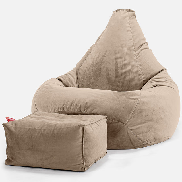 Silla De Juego Puf - Terciopelo Visón 01
