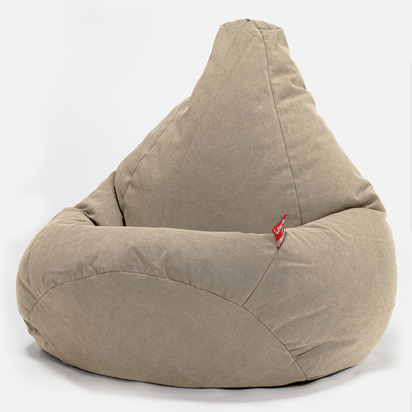 Silla De Juego Puf - Vaquero Desgastado Tierra 01
