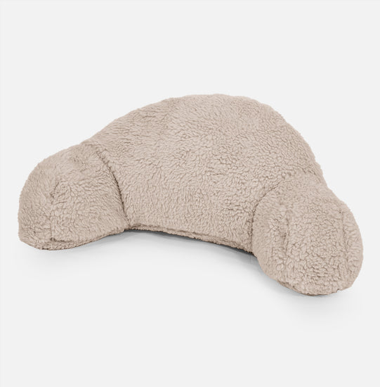 Almohada de Lectura para Niños de Alto Soporte - Piel de Osito Sintética Visón 01