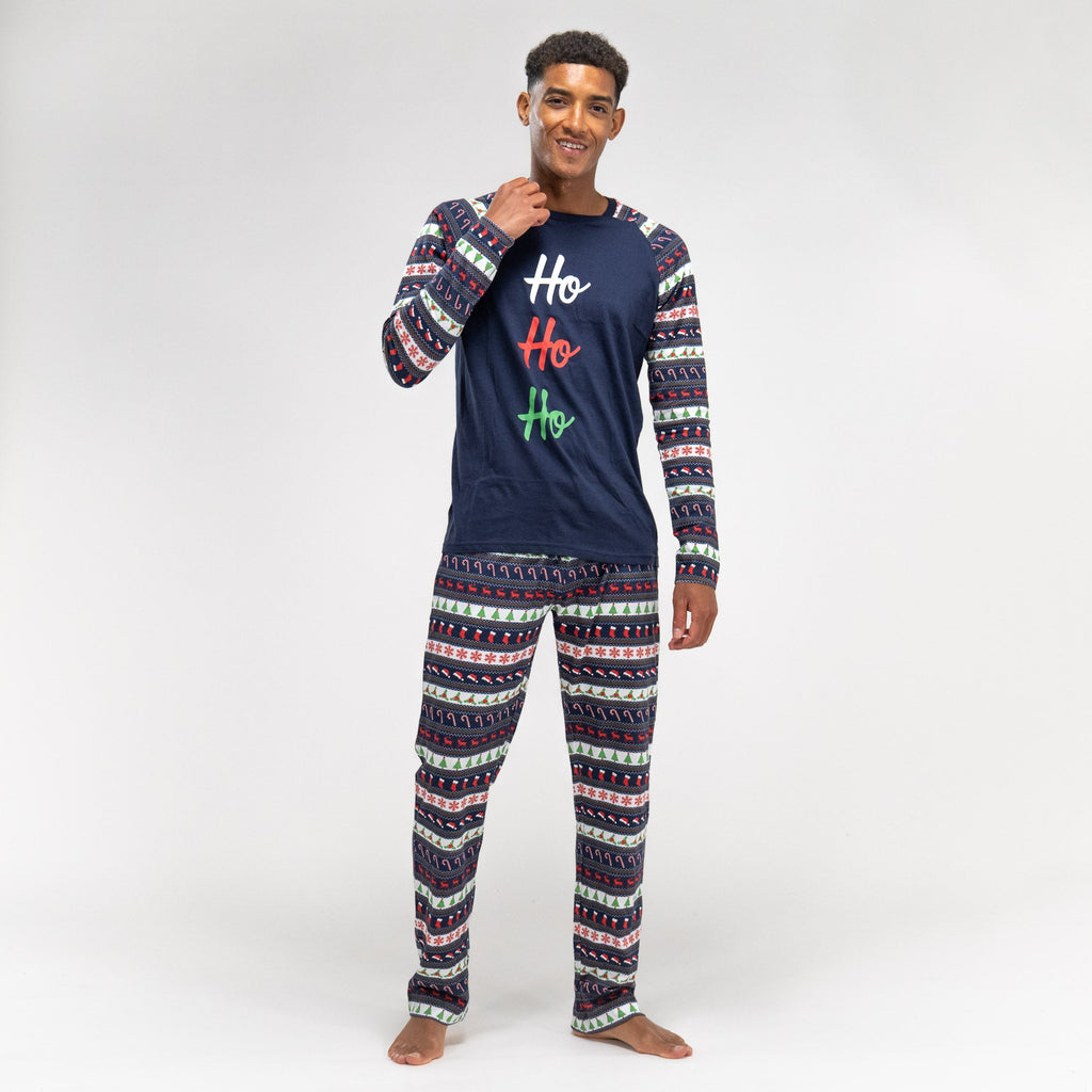 Pijama Navidad de hombre Estampado Ho Ho Ho 01