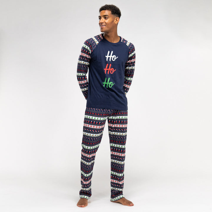 Pijama Navidad de hombre Estampado Ho Ho Ho 02