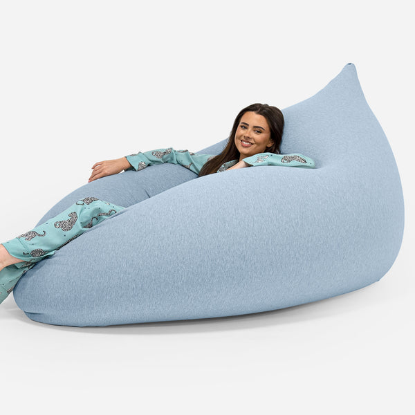 Puf Gigante Venti XXL - Algodón Elástico Bebé Azul 01