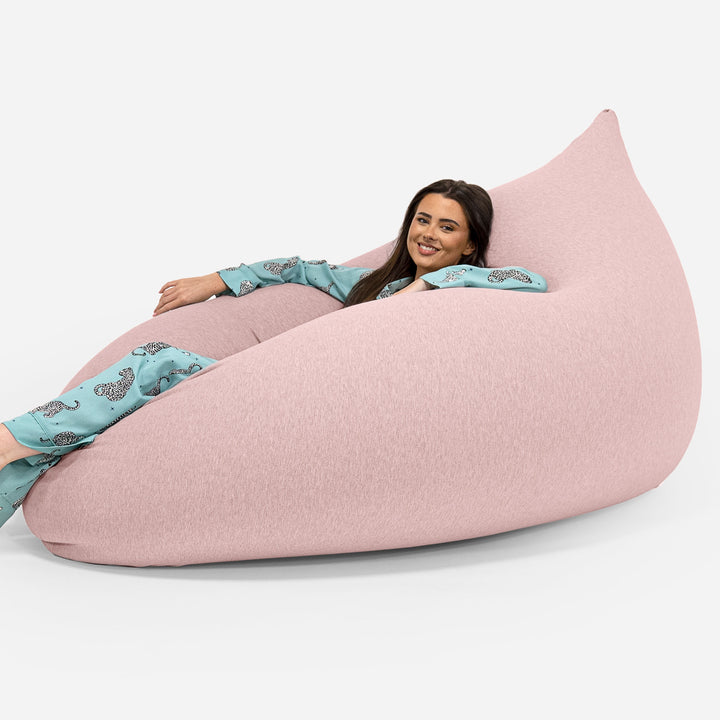Puf Gigante Venti XXL - Algodón Elástico Bebé Rosa 01