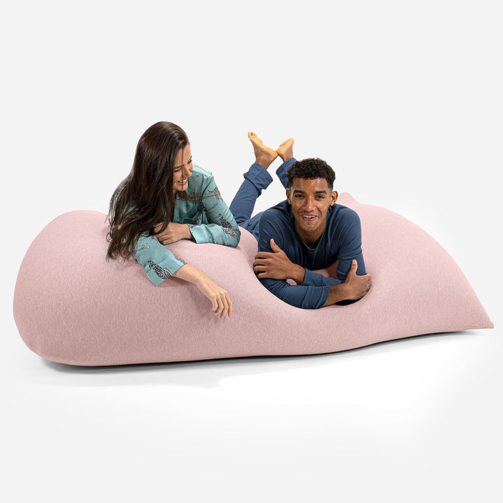 Puf Gigante Venti XXL - Algodón Elástico Bebé Rosa 03