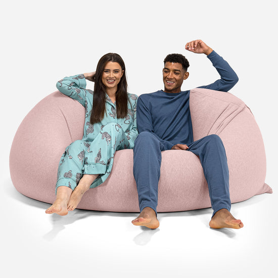Puf Gigante Venti XXL - Algodón Elástico Bebé Rosa 04