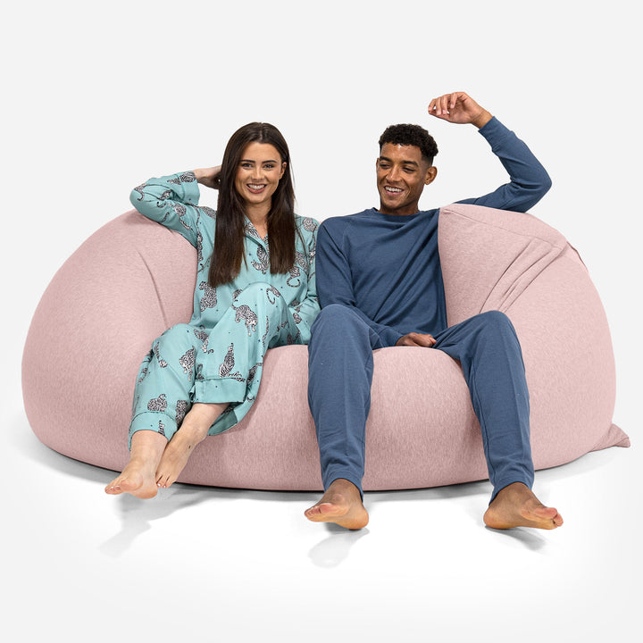 Puf Gigante Venti XXL - Algodón Elástico Bebé Rosa 04