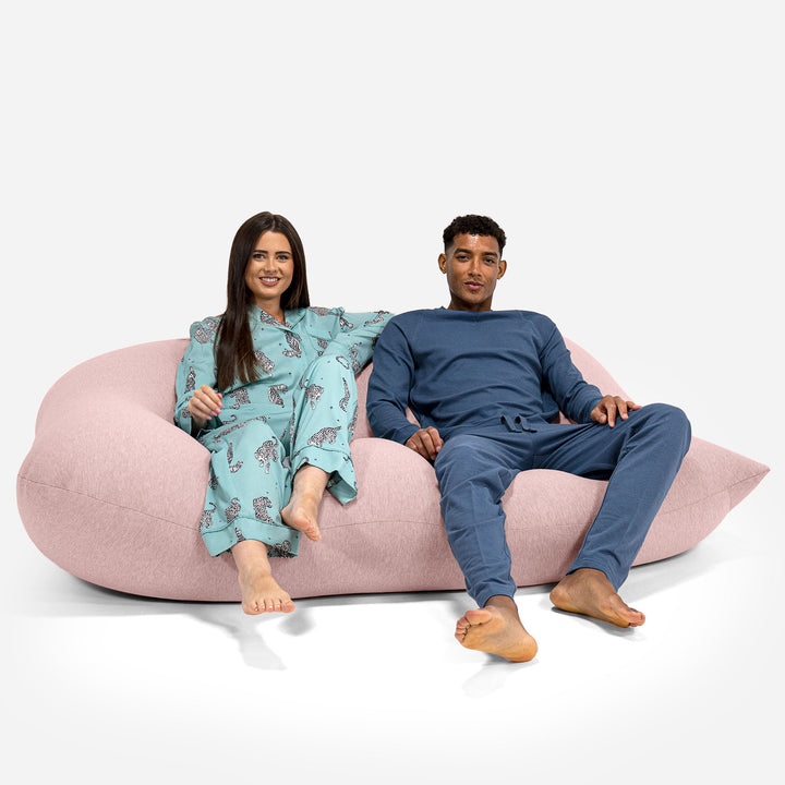 Puf Gigante Venti XXL - Algodón Elástico Bebé Rosa 05