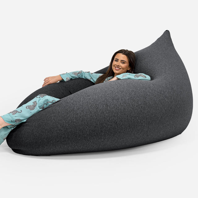 Puf Gigante Venti XXL - Algodón Elástico Grafito 01