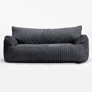 Puf Sofá Infantil Josephine 1-5 años - Pana Clásica Negro