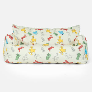 Puf Sofá Infantil 1-5 años - Barrio Sésamo