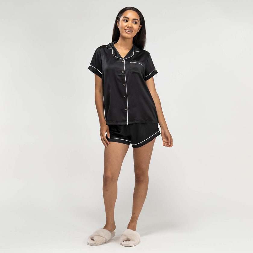 Pijama discount negro mujer