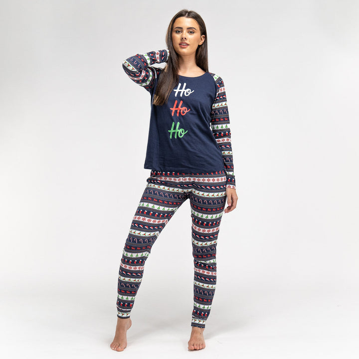 Pijama de mujer Estampado Navideño Ho Ho Ho 03