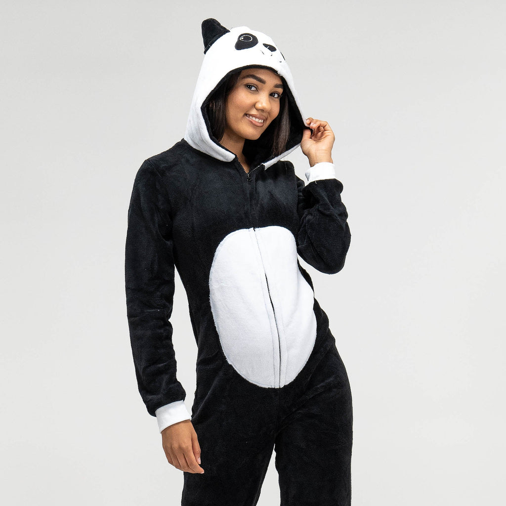 Pijama mono polar Panda para mujer 04
