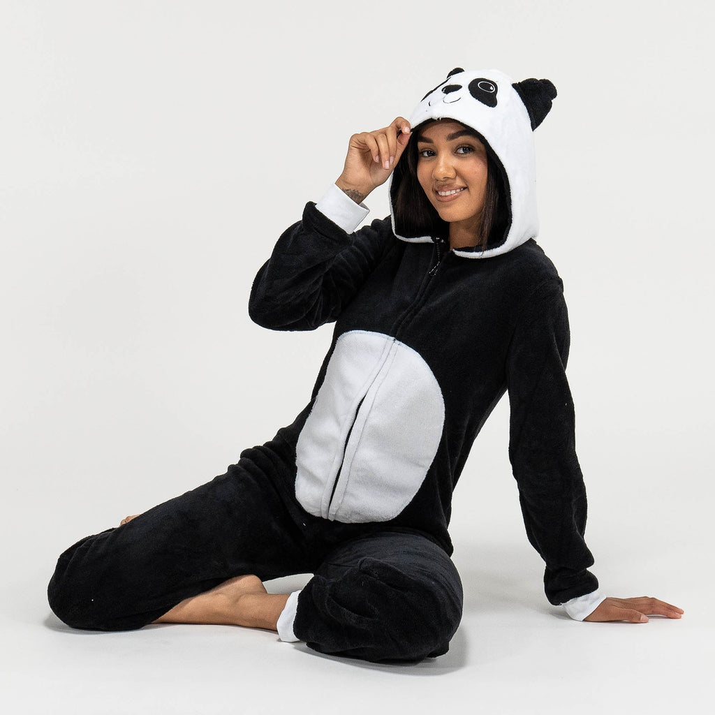 Pijama mono polar Panda para mujer 05