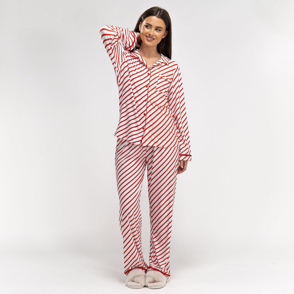 Pijama Navidad de Mujer Bastón de Caramelo 01