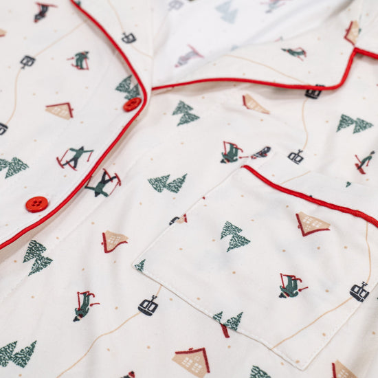 Pijama Navidad de Mujer Esqui Festivo 06